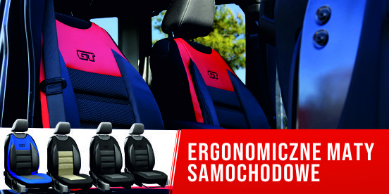 Ergonomiczne maty samochodowe na fotele
