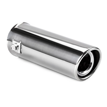 Końcówka tłumika wydechu stal nierdzewna chrom AMIO-01302