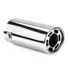 Końcówka tłumika wydechu stal nierdzewna chrom AMIO-01306