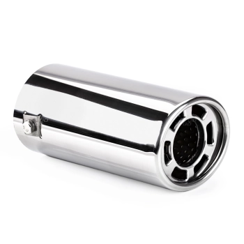 Końcówka tłumika wydechu stal nierdzewna chrom AMIO-01306