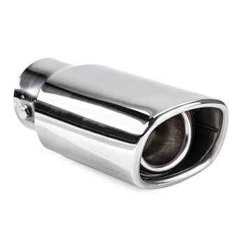 Końcówka tłumika wydechu stal nierdzewna chrom AMIO-01315