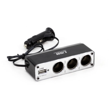 Rozgałęźnik, rozgałęziacz zapalniczki SOC3 3+1 USB