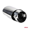 Końcówka tłumika wydechu stal nierdzewna chrom AMIO-02349