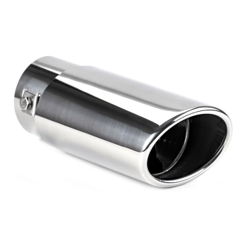 Końcówka tłumika wydechu stal nierdzewna chrom AMIO-02349