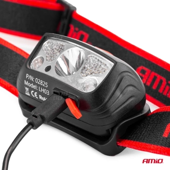 Latarka czołowa LED lampa warsztatowa LH03