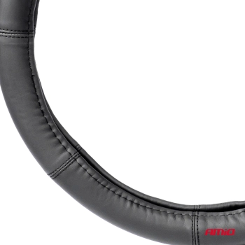 Pokrowiec skórzany nakładka na kierownicę samochodową L 39-41cm