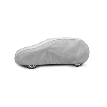 Wodoodporny nieprzemakalny pokrowiec plandeka na samochód Basic Garage L2 (hatchback/kombi) 430-456 cm