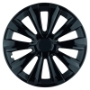 Komplet kołpaków uniwersalnych Delta Black 15 cali