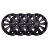 Komplet kołpaków uniwersalnych Delta Black Mat 15 cali