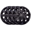 Komplet kołpaków uniwersalnych Delta Black Mat 15 cali