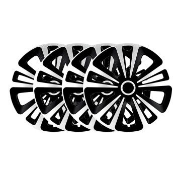 Komplet kołpaków uniwersalnych Terra Ring Mix 14 cali