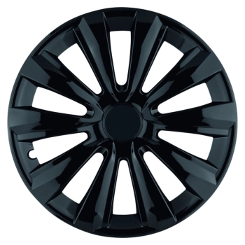 Komplet kołpaków uniwersalnych Delta Black 15 cali