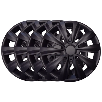 Komplet kołpaków uniwersalnych Delta Black Mat 15 cali