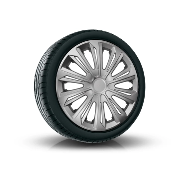 Kołpaki samochodowe na felgi stalowe Strong Silver 15 cali do Nissan