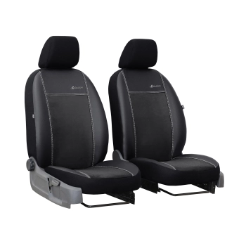 Pokrowce samochodowe na fotele Exclusive alkantara 1+1 BUS / VAN (czarne)