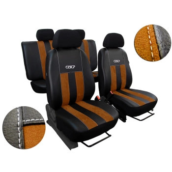 Pokrowce samochodowe na fotele Grand Turismo GT (brązowe)