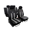 Pokrowce samochodowe na fotele Grand Turismo GT (jasnoszare)