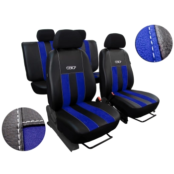 Pokrowce samochodowe na fotele Grand Turismo GT (niebieskie)