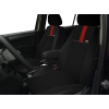 Pokrowce samochodowe na fotele GT8 (czarno czerwone)