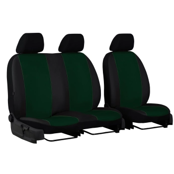 Pokrowce uniwersalne Standard ekoskóra bus/van 2+1 (zielone)