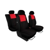 Pokrowce samochodowe uniwersalne Tuning Due (czerwone)